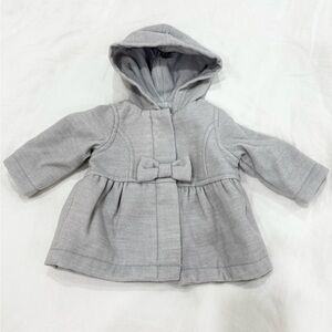 Old Navy Gray Baby Jacket with Bow